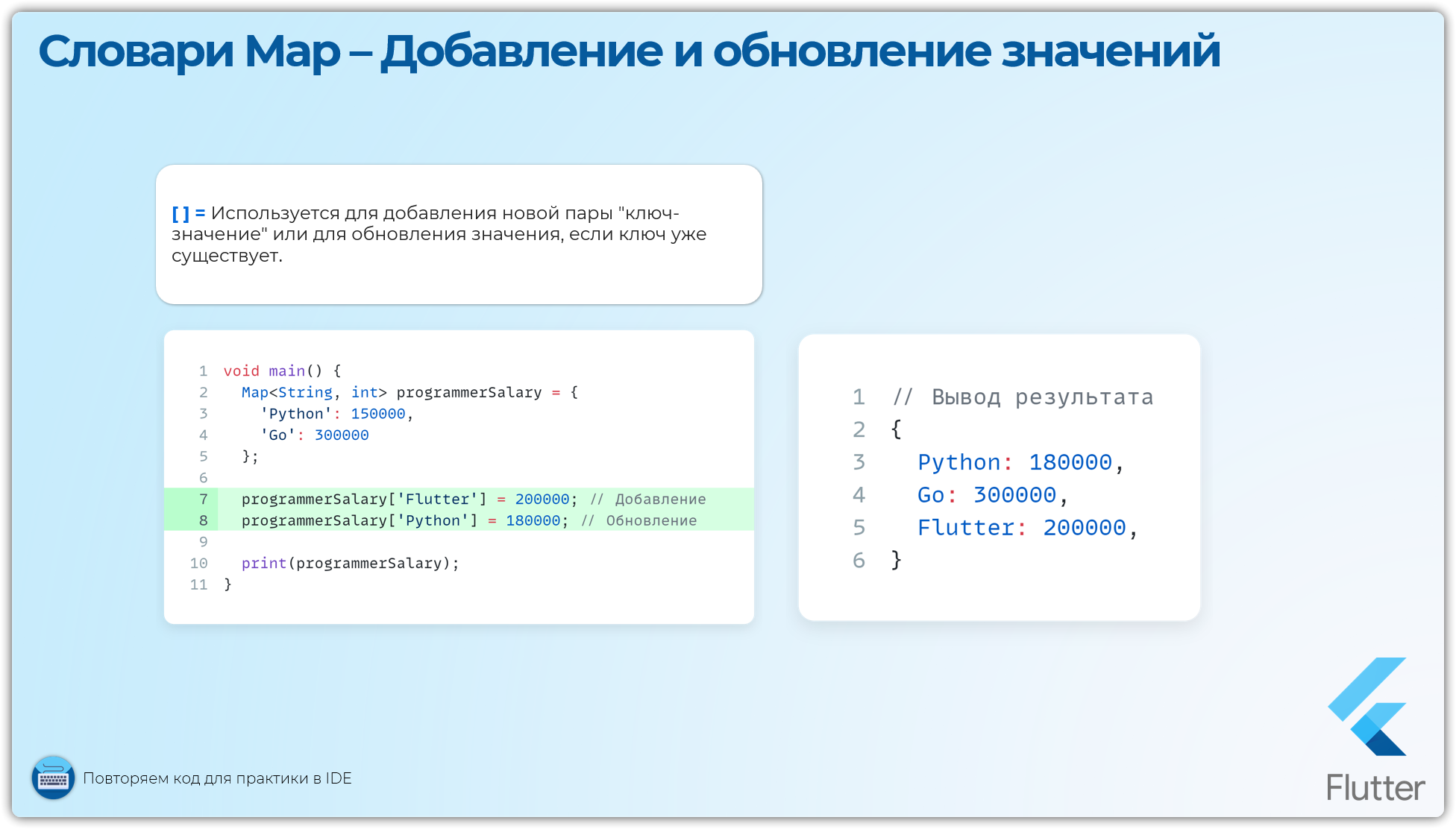 Добавление и обновление 1