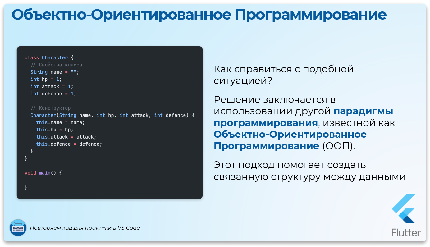 Объяснение класса 1