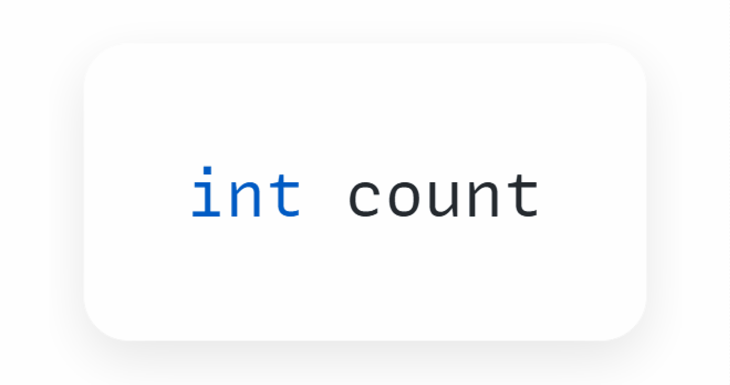 Присваивание значения