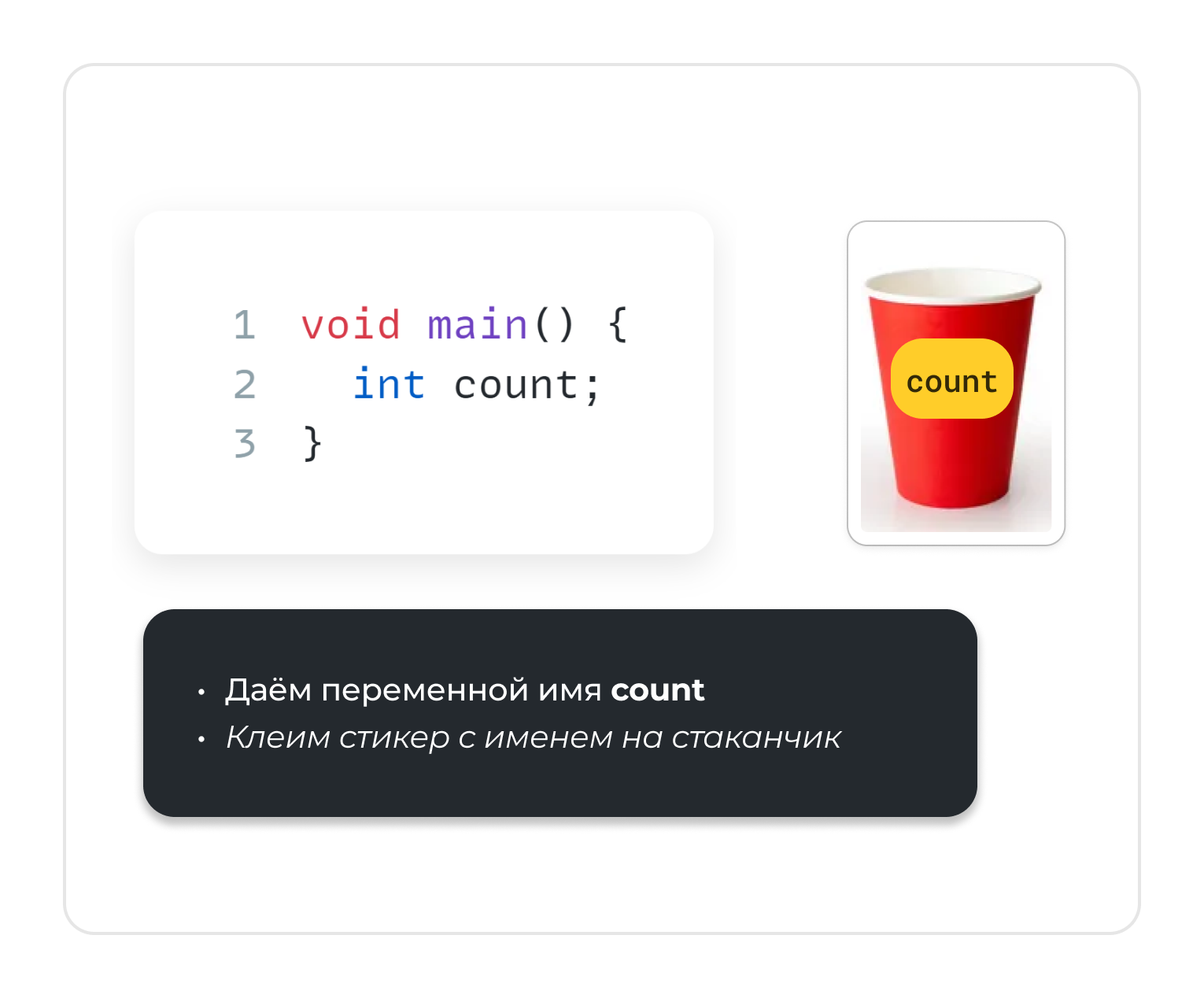 Переменная - шаг 3