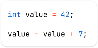 Переменная - шаг 1